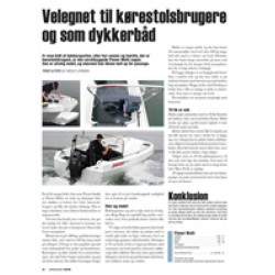 Velegnet til kørestolsbrugere og som dykkerbåd